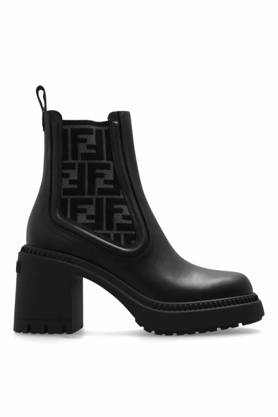 Fendi BLACK Heeled ankle boots Domino