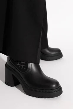 Fendi BLACK Heeled ankle boots Domino