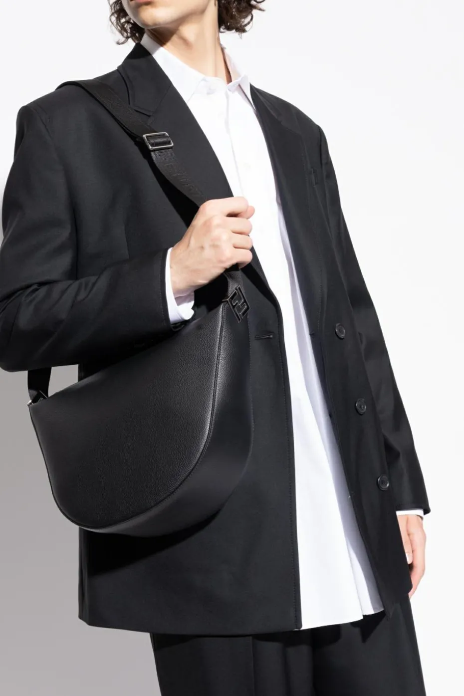 Fendi BLACK Leather shoulder bag