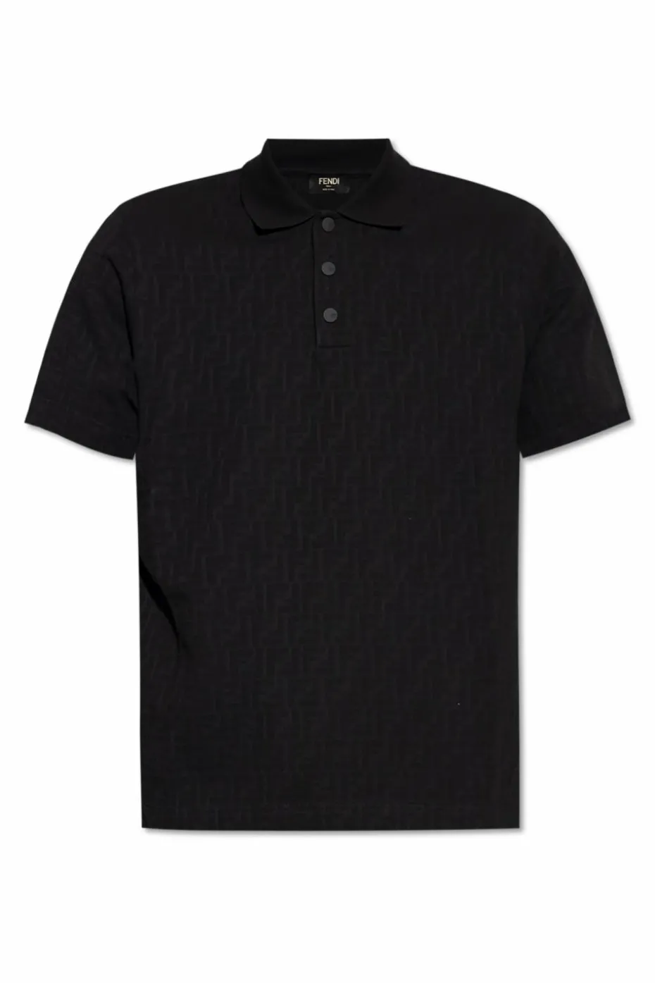 Fendi BLACK Monogram polo