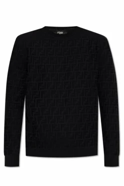 Fendi BLACK Monogram sweater
