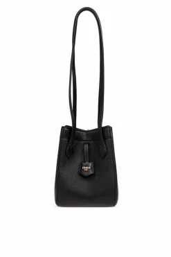 Fendi BLACK ‘Origami Mini’ shoulder bag