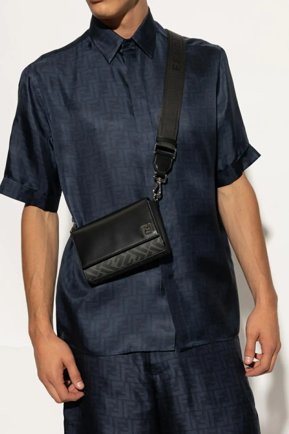 Fendi BLACK Shoulder bag Squared