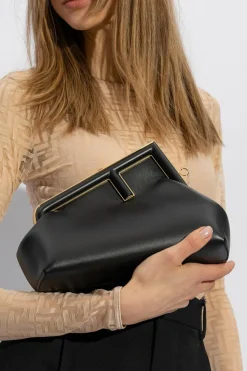 Fendi BLACK ‘Small First’ shoulder bag