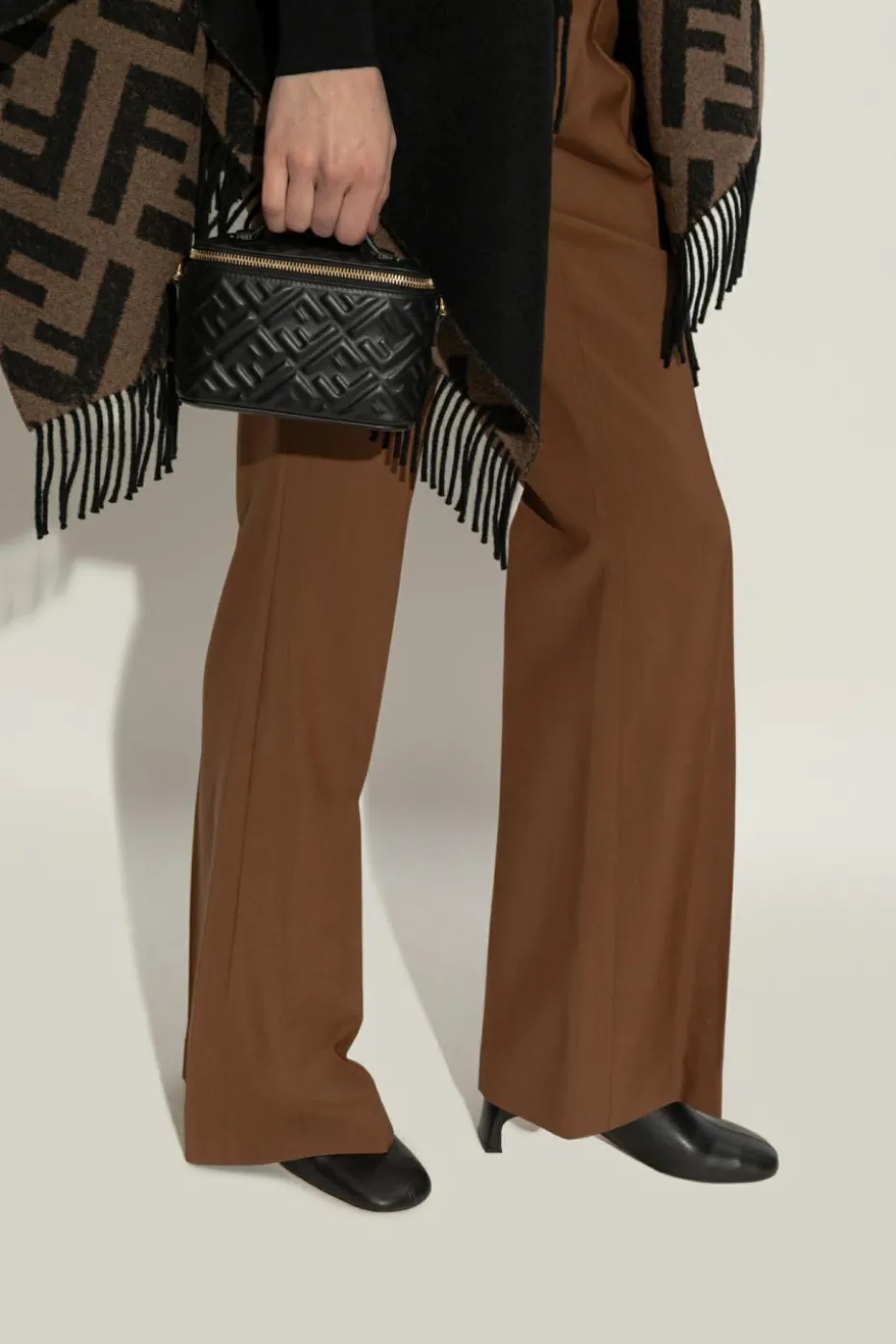 Fendi BLACK Vanity belt pouch