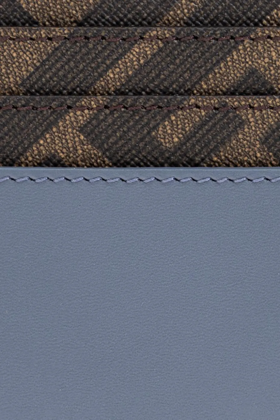 Fendi BLUE Card holder with logo