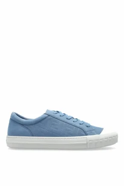 Fendi BLUE "Domino" sports shoes