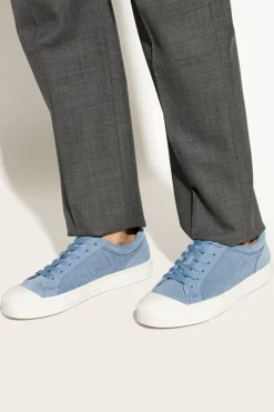 Fendi BLUE "Domino" sports shoes