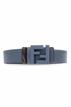 Fendi BLUE Double-sided belt
