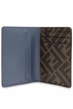 Fendi BLUE Foldable card case