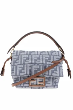Fendi BLUE Handbag "Mamma Small"
