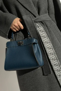 Fendi BLUE Handbag 'Peekaboo Mini'