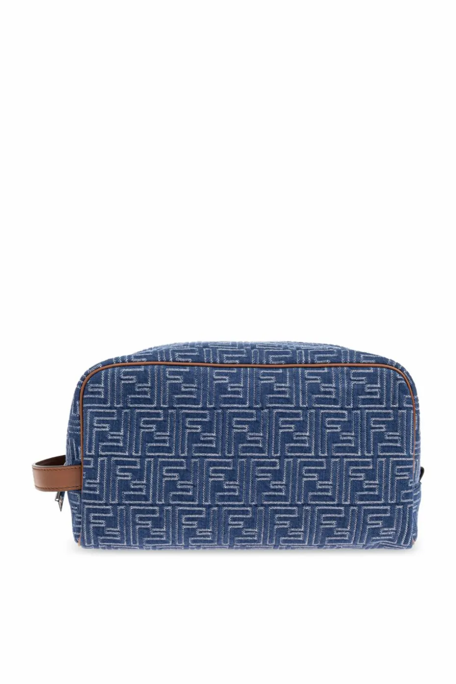 Fendi BLUE Monogrammed cosmetic bag