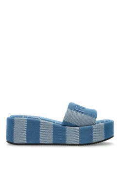 Fendi BLUE Platform sandals
