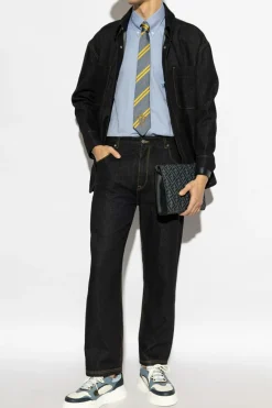 Fendi BLUE Shirt with logo