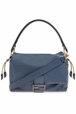 Fendi BLUE Shoulder bag "Mamma Medium"