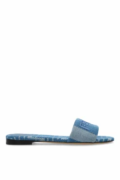 Fendi BLUE Slides Sunshine