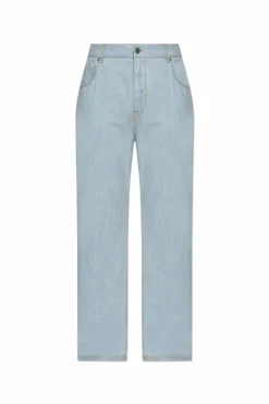 Fendi BLUE Straight-leg jeans
