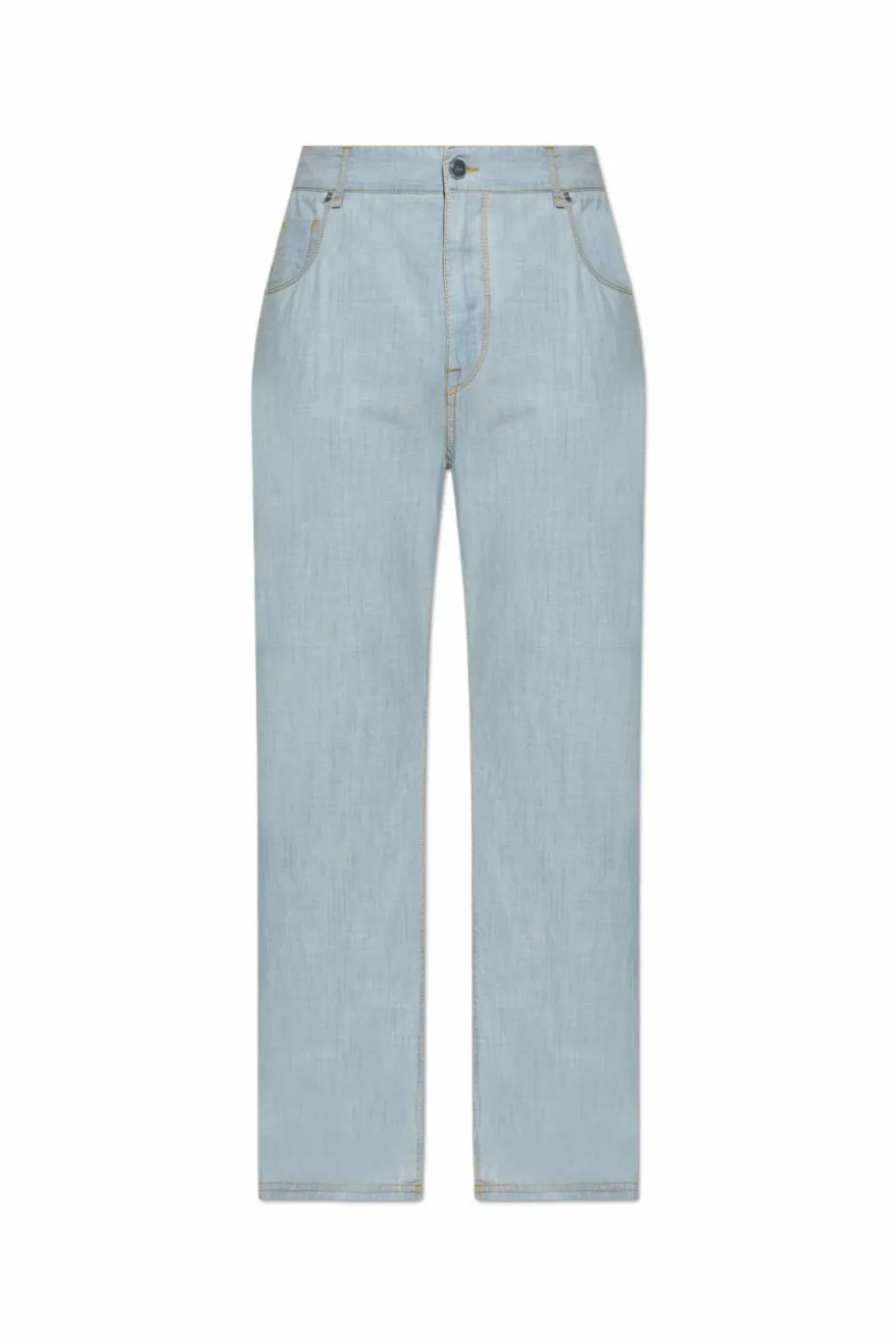Fendi BLUE Straight-leg jeans