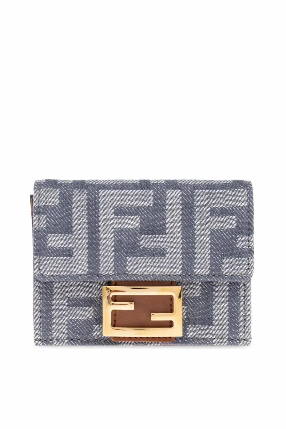 Fendi BLUE Wallet with a logo