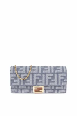 Fendi BLUE Wallet with chain
