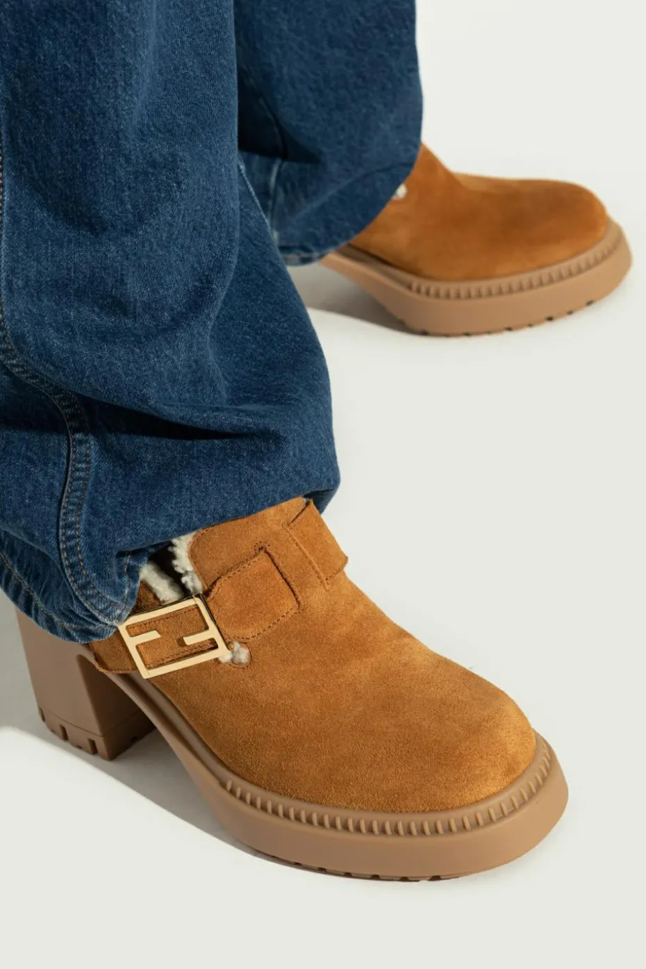 Fendi BROWN High heel shoes