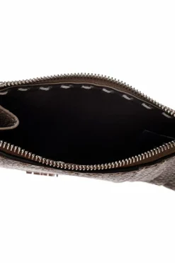 Fendi BROWN Leather card holder