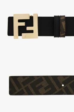 Fendi BROWN Reversible belt