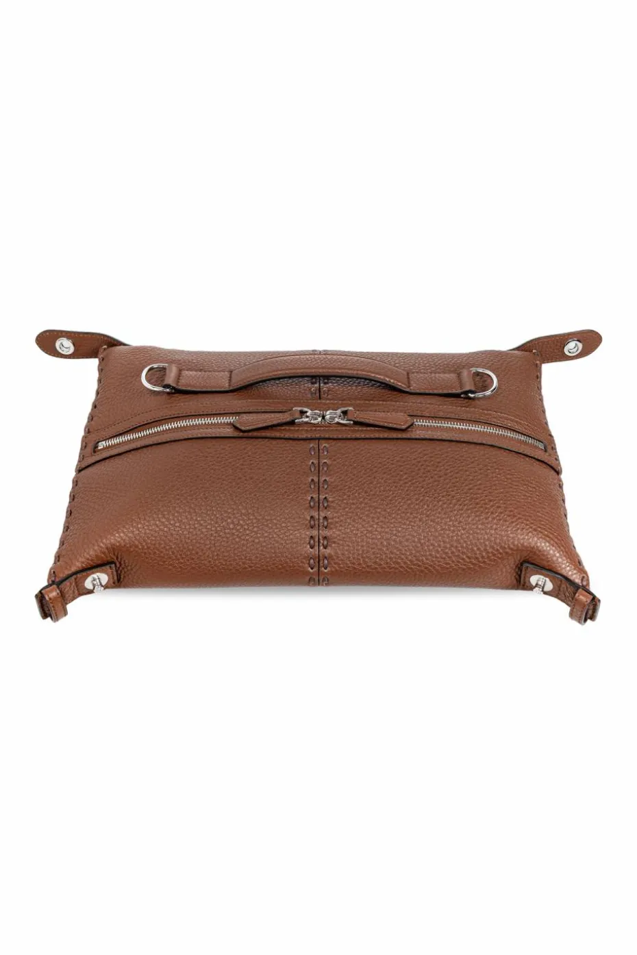Fendi BROWN Shoulder bag `Siesta Small`