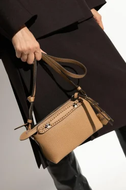 Fendi BROWN Shoulder bag By The Way Selleria Mini