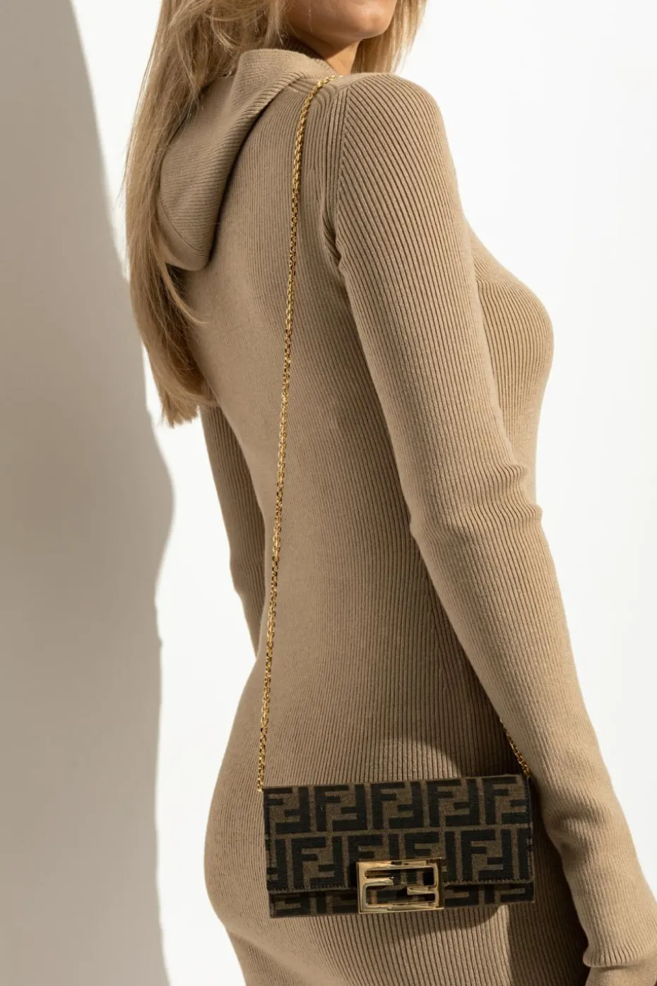 Fendi BROWN Wallet on a chain
