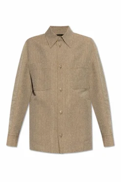Fendi BROWN Wool jacket