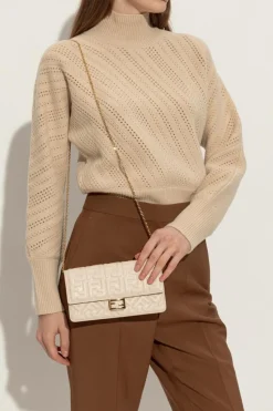 Fendi cream Belt Bag "Baguette"