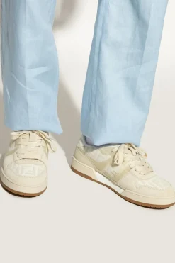 Fendi cream "Fendi Match" sports shoes