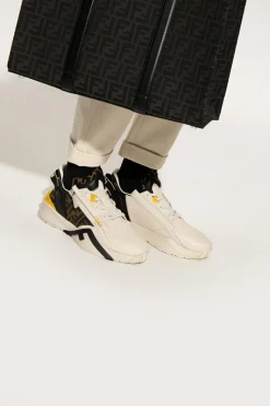 Fendi cream ‘Flow’ sneakers