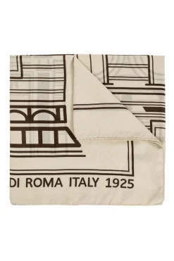 Fendi cream Scarf with logo