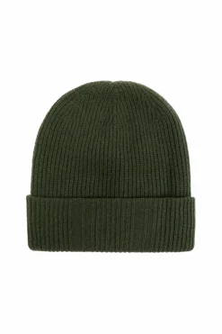 Fendi GREEN Wool hat with logo patch