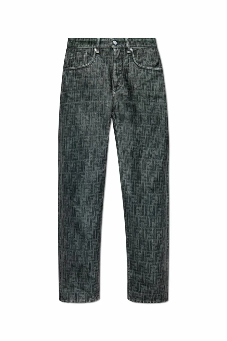 Fendi GREY Monogram Jeans