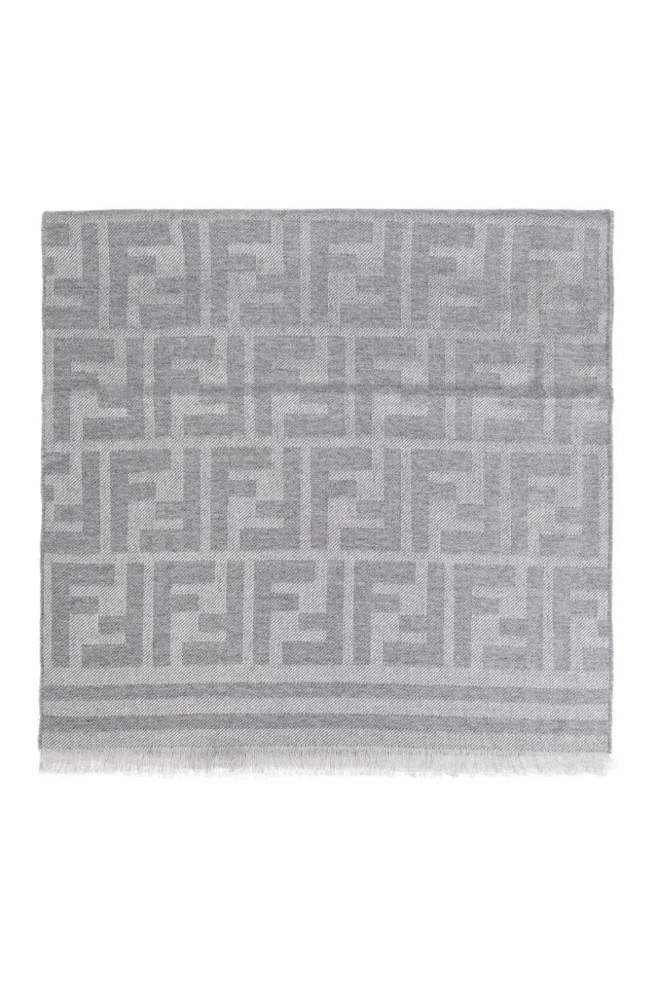 Fendi GREY Wool scarf
