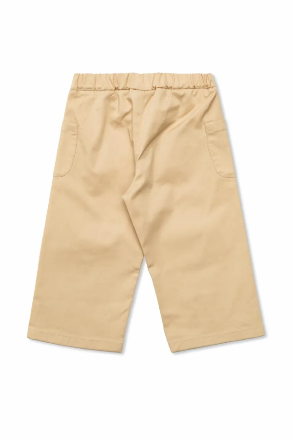Fendi Kids beige Cotton pants with pockets