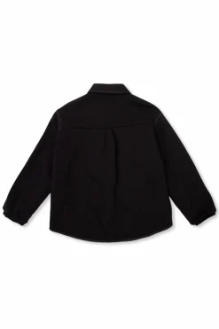 Fendi Kids BLACK Reversible jacket with logo