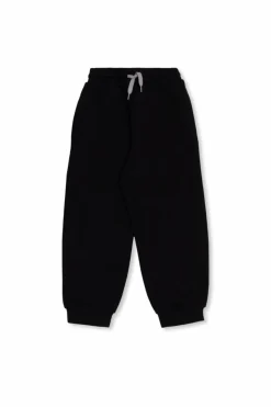 Fendi Kids BLACK Sweatpants with logo
