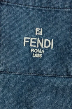 Fendi Kids BLUE Denim shirt