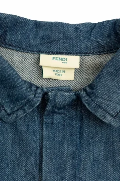Fendi Kids BLUE Denim shirt