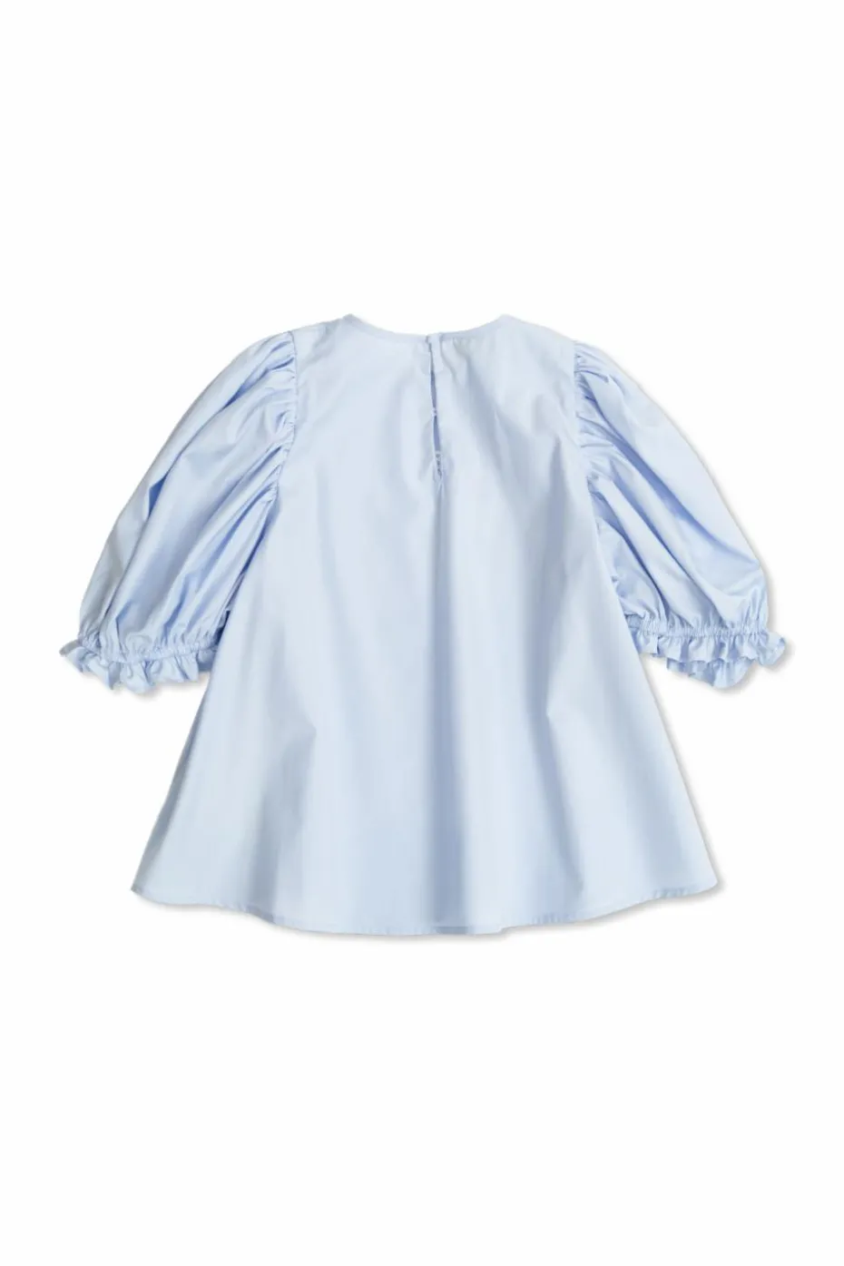 Fendi Kids BLUE Top with embroidered logo