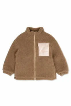 Fendi Kids BROWN Jacket with logo