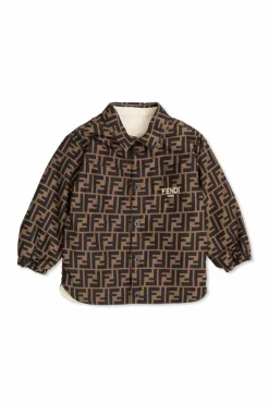 Fendi Kids BROWN Reversible Jacket