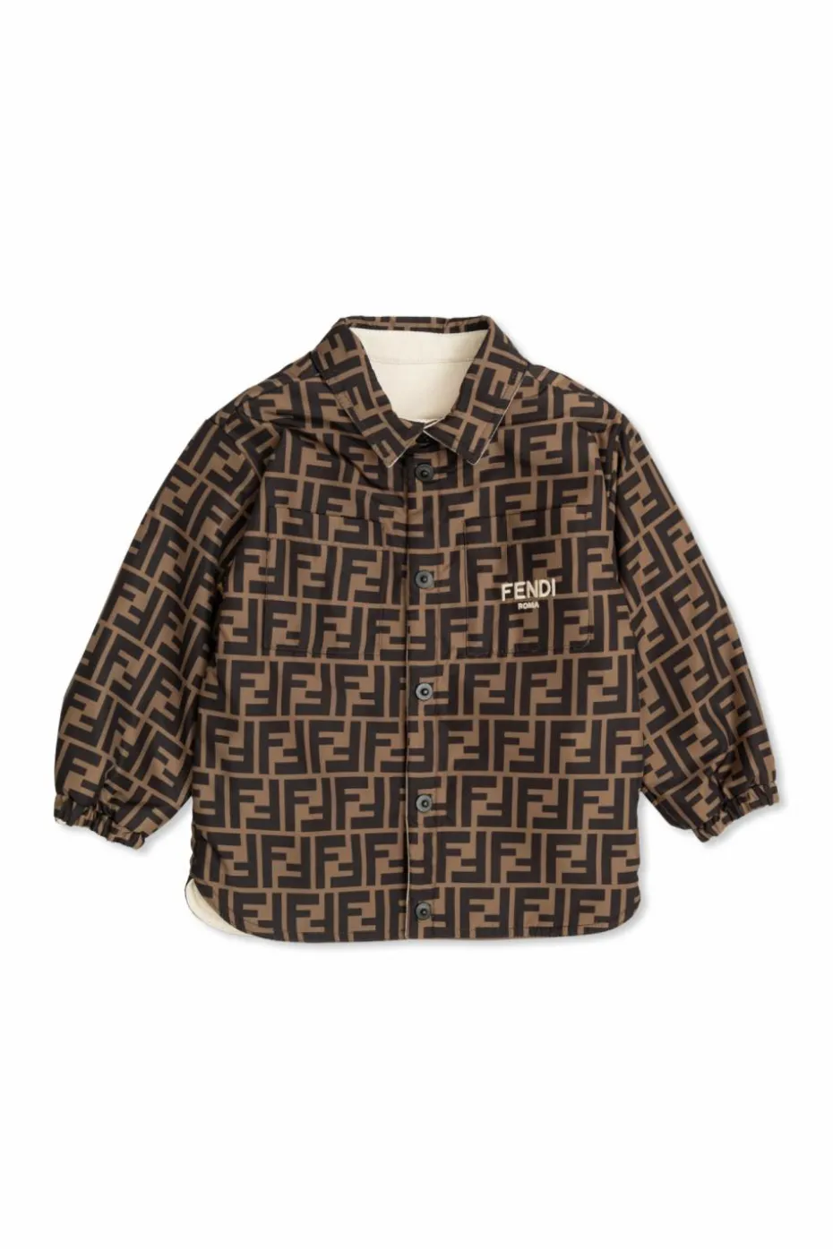Fendi Kids BROWN Reversible Jacket