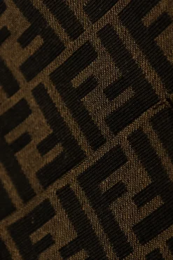 Fendi Kids BROWN Skirt with monogram