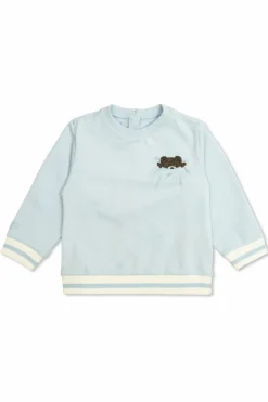 Fendi Kids light blue Sweatshirt with print